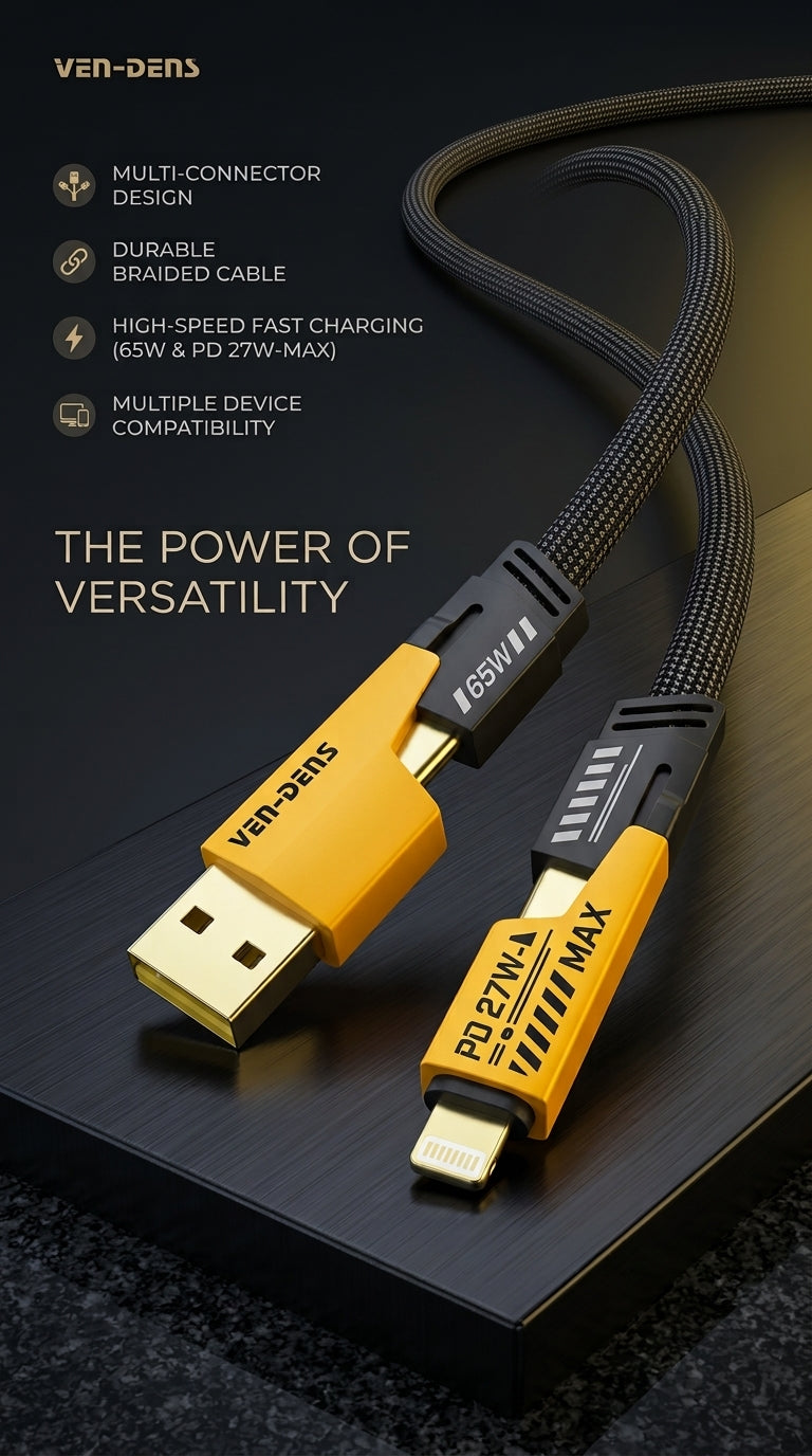 4 in 1 car cable